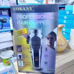 Hair Clipper Rechargeable Sokany, Stainless Steel Blade Trimmer Sokany