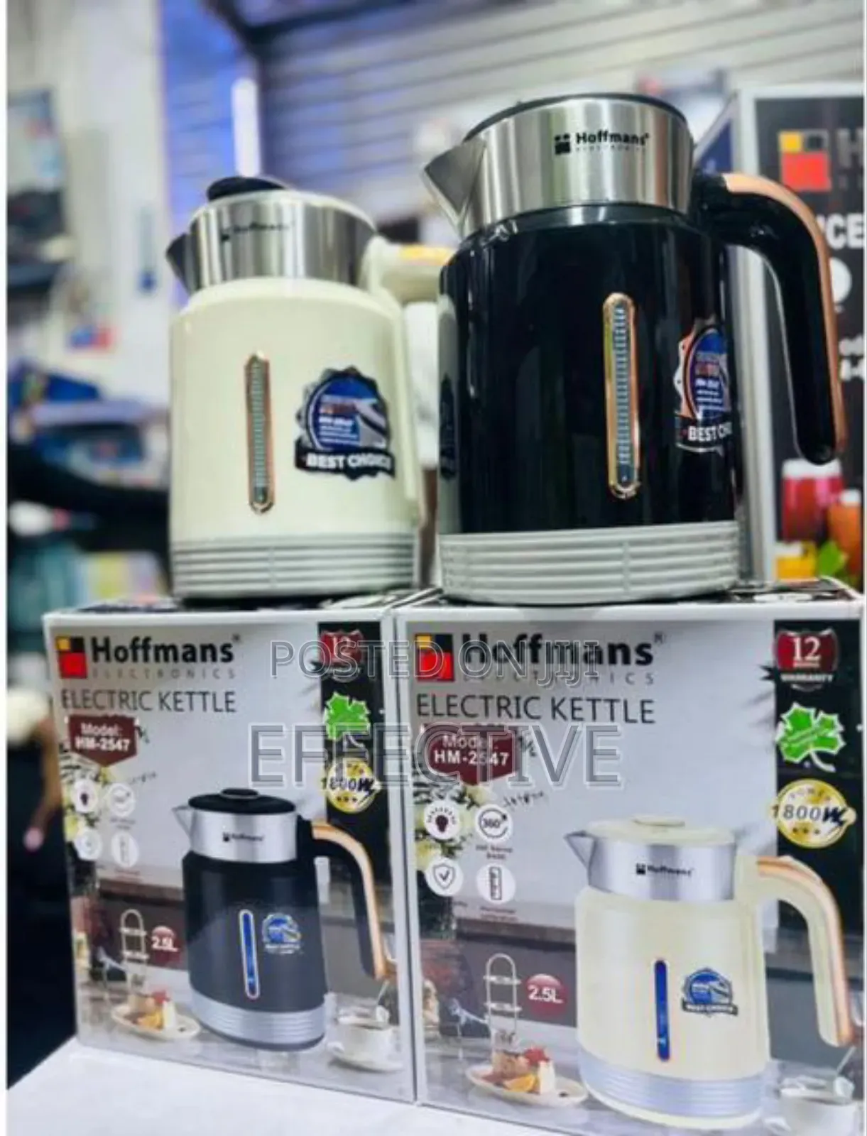 2.5 Litre Hoffmans Electric Kettle Model Hm-2547.