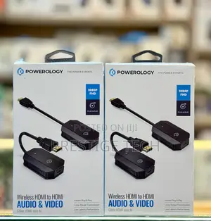 Powerology Wireless Hdmi To Hdmi Transmitter Pair Plug & Play