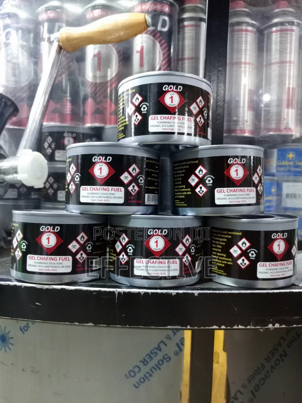 Gold No. 1 Gel Chafing Fuel Cans