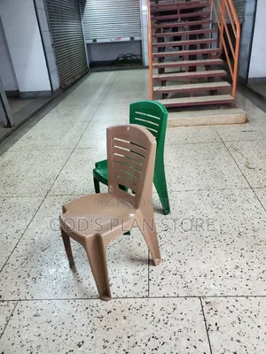 Circled Plastic Chairs Plastic Chairs Armless