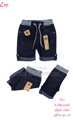 6 to 3 Years Kids Beltless Shorts