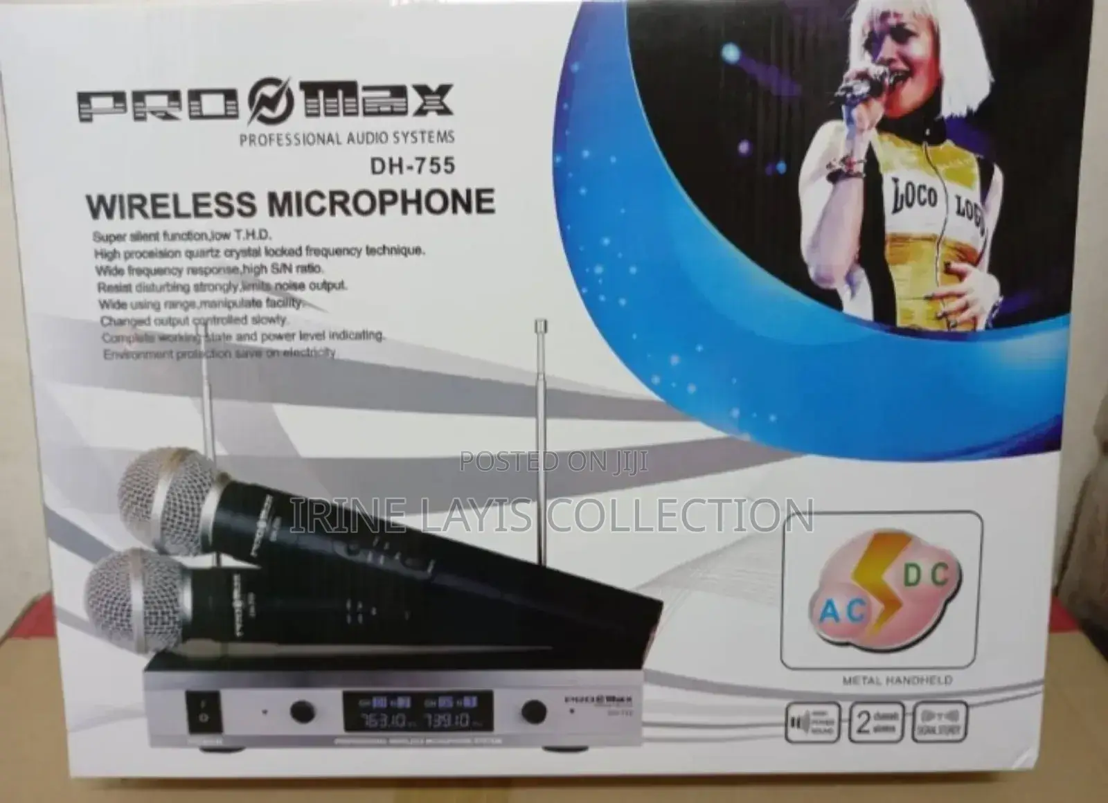 Promax Dh-755 Wireless Microphone System