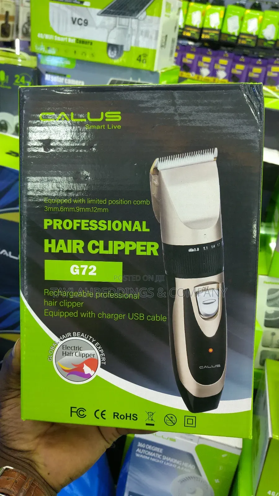 Calus Electrical Pet Clipper Professional Grooming Kit Rechargeable