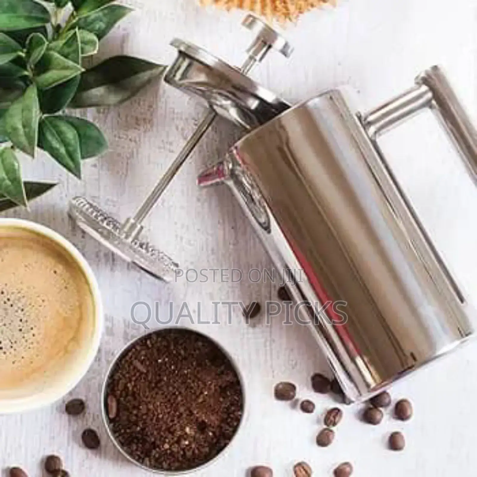 Stainless Steel Double Wall Coffee Press.