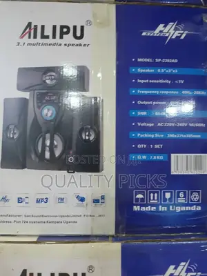 Ailipu Hi-Fi Multimedia Fm/Usb Sub Woofer Woofer – Black
