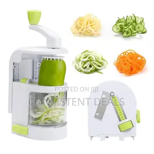 Spiralizer Vegetable Slicer (New 4-in-1 Rotating Blades