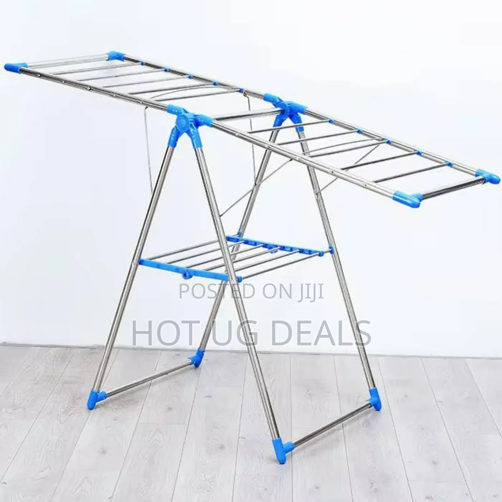 Metallic Portable Steel Clothes Hanger Clothes Drying Rack