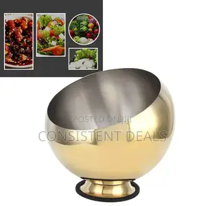Stainless Steel Shopping Bowl With Base