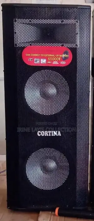 Cortina Dual Speaker Electric High-Q Public Address System,