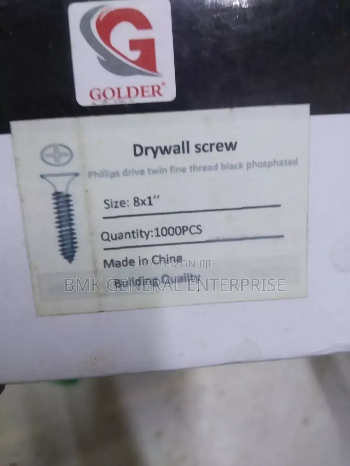 Dry Wall Screws in Course, Fine, and Half Threaded
