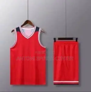 Red and White Color Original Basketball Jersey