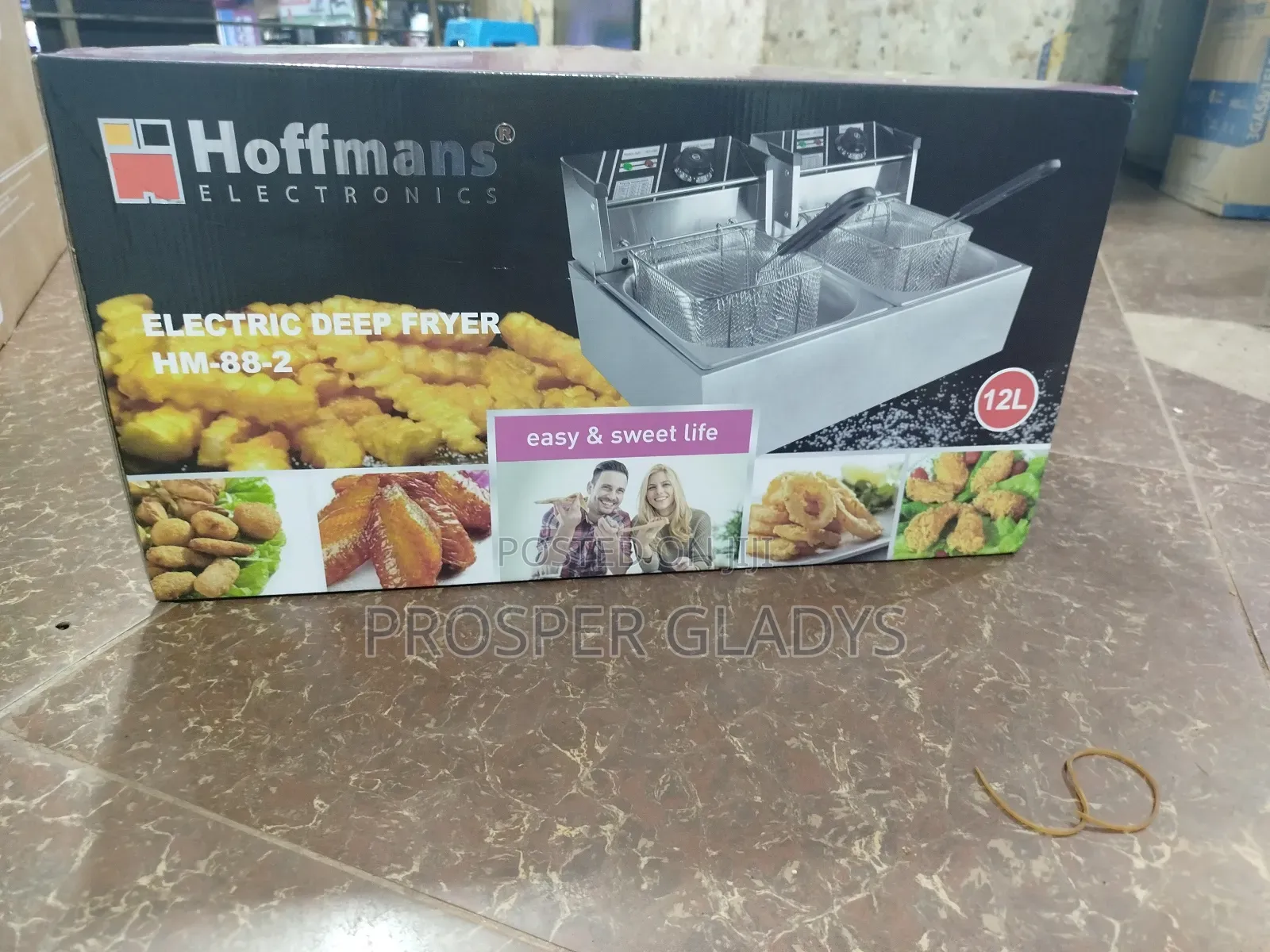 Hoffman's Electric Deep Fryer 2 Double