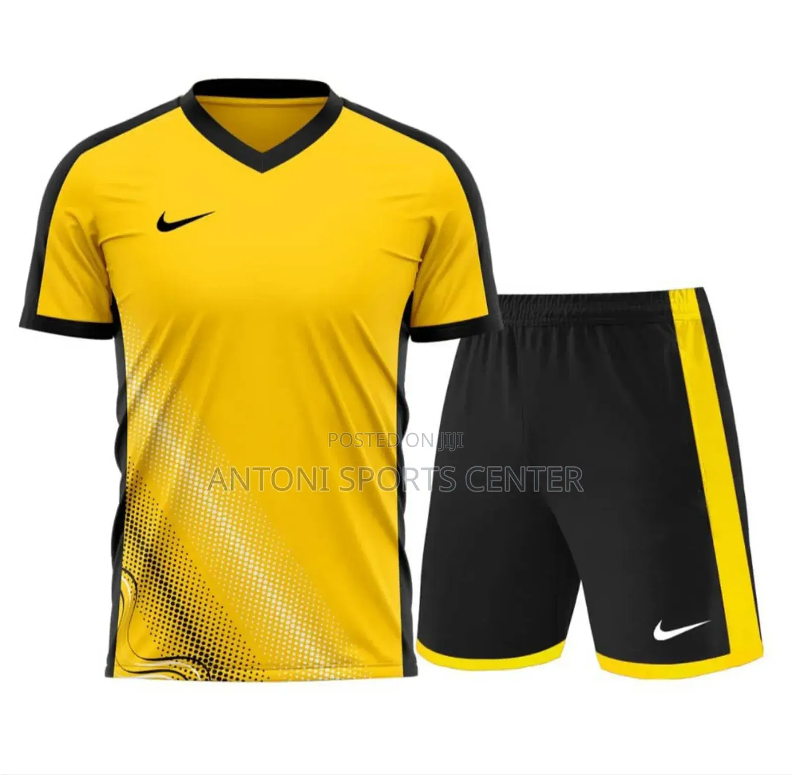 Nike Jersey Yellow and Light Blue Color