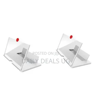 Mobile Phone Screen Magnifier, Amplifier With Holder Stand, White