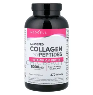 Neocell Grassfed Collagen Peptides, Vitamin C Biotin 270 Tablets