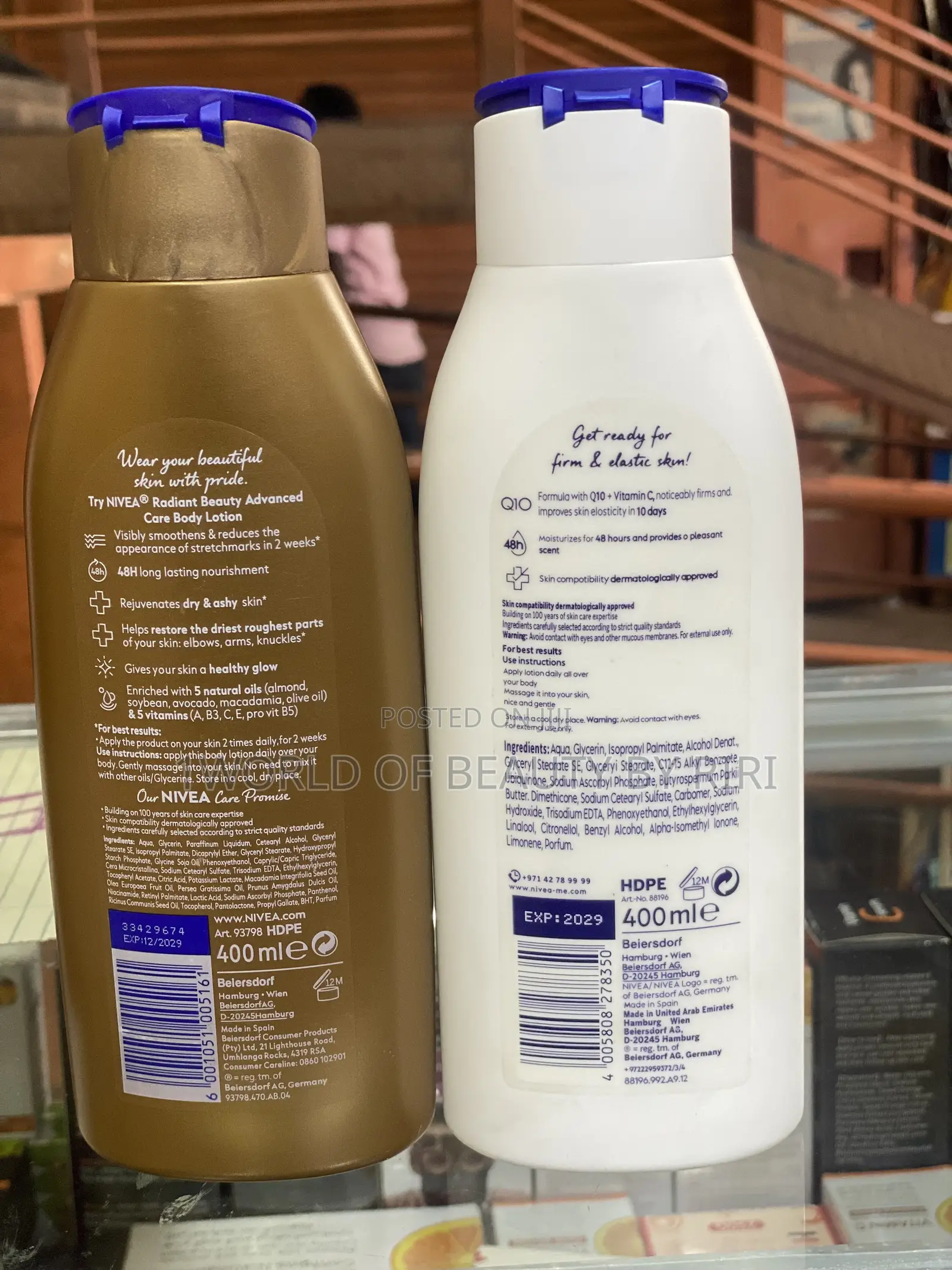 Nivea 10q Firming Body Lotion