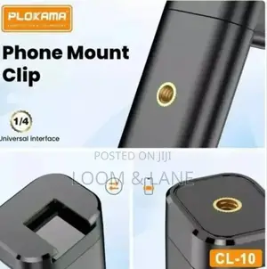 Plokama Cl-10 Double Pull Phone Clip for Tripods
