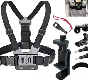 Chest Harness Mount Kit Designed for Action Cameras and Mobile Phones