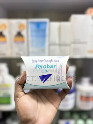 Perobar 5% Benzoyl Peroxide Acne Treatment Bar Soap