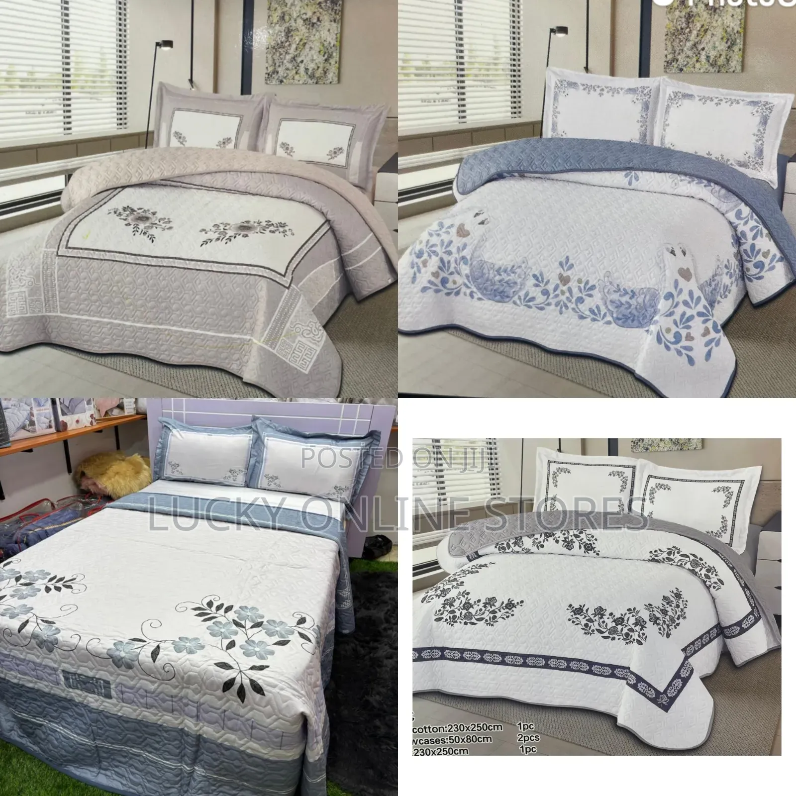 7*7 Size Luxury Bed Spread