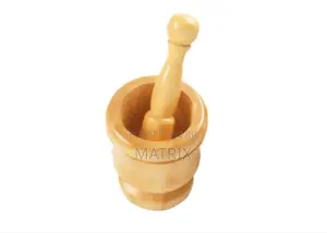 Mortar And Pestle Set, Manual Garlic Grinder Spice Mixing Crusher