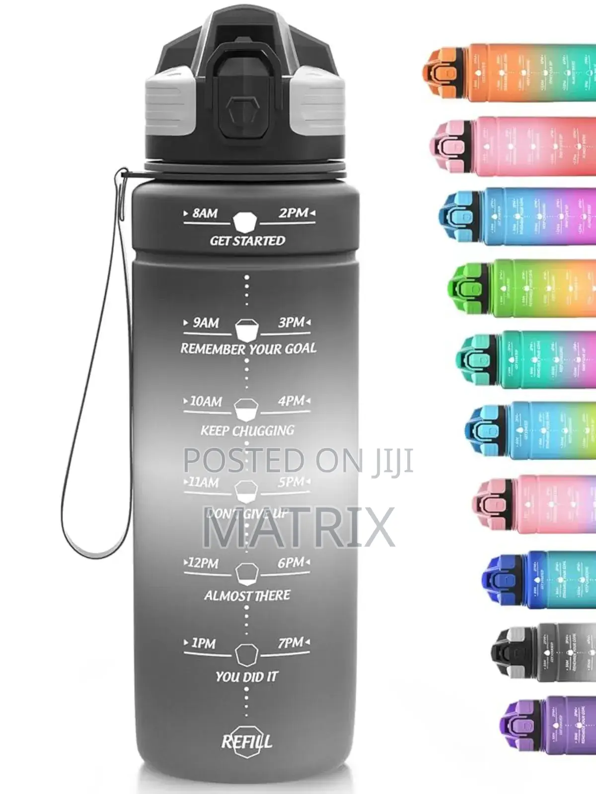 3 In 1 Motivational Water Bottles Set
