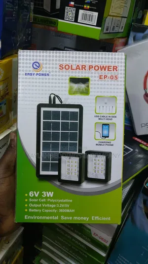 Solar Power System Charge All Mobile With Light