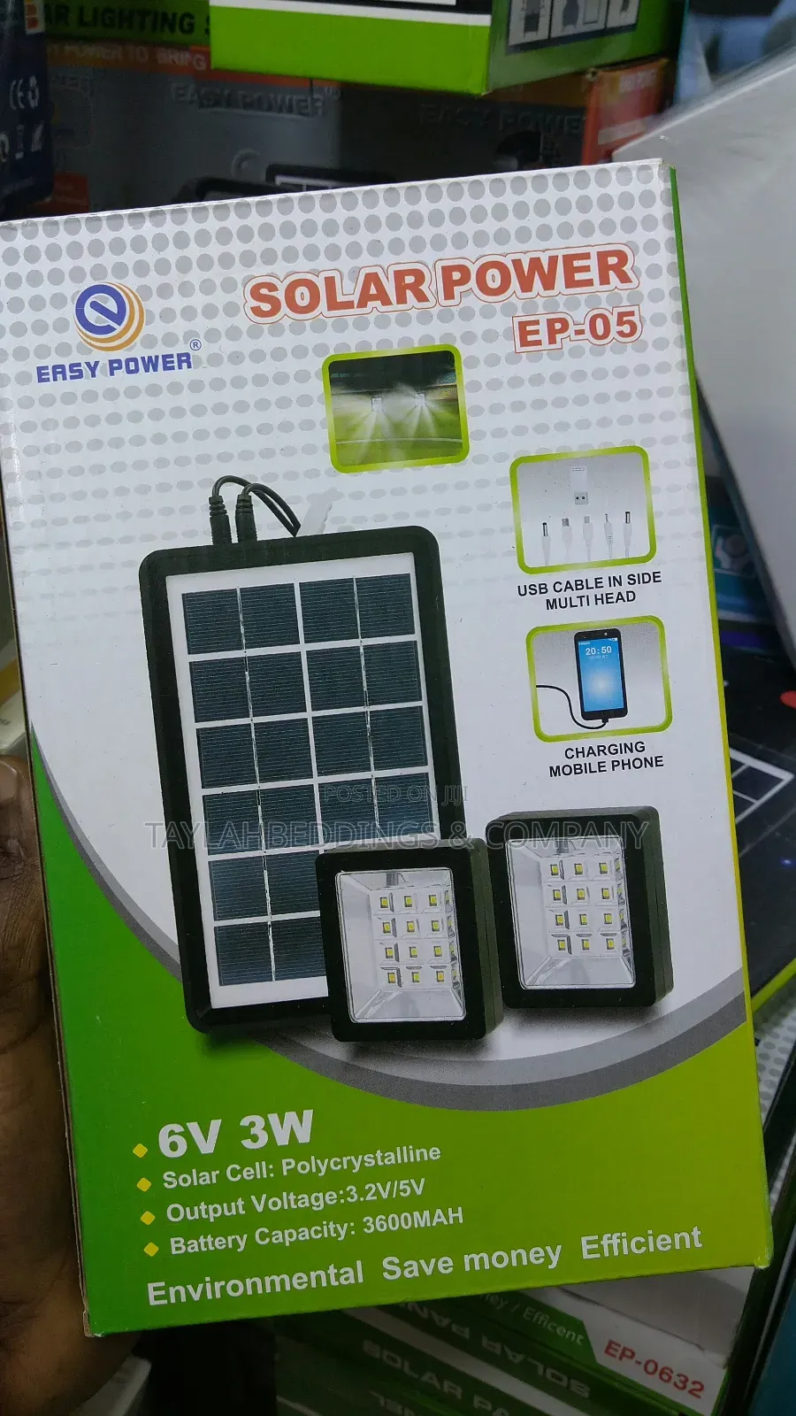 Solar Power System Charge All Mobile With Light