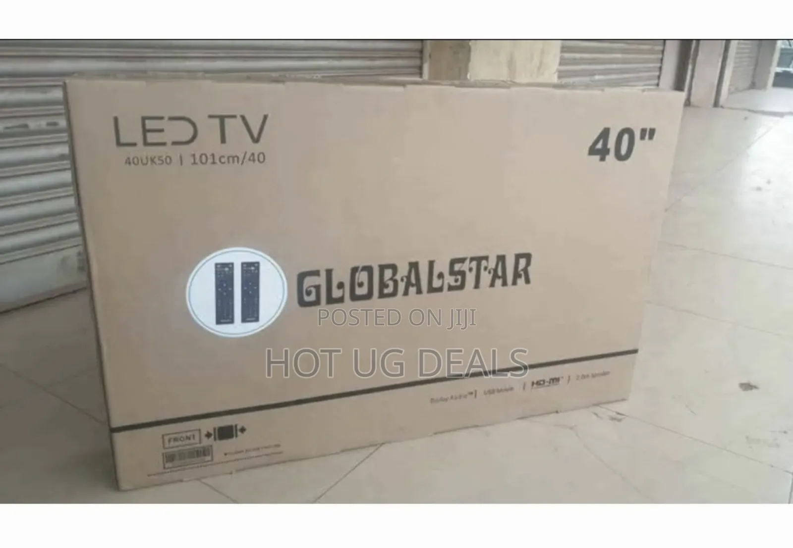 Global Star 40 Inch Frameless Full Hd Digital  Tv- Black