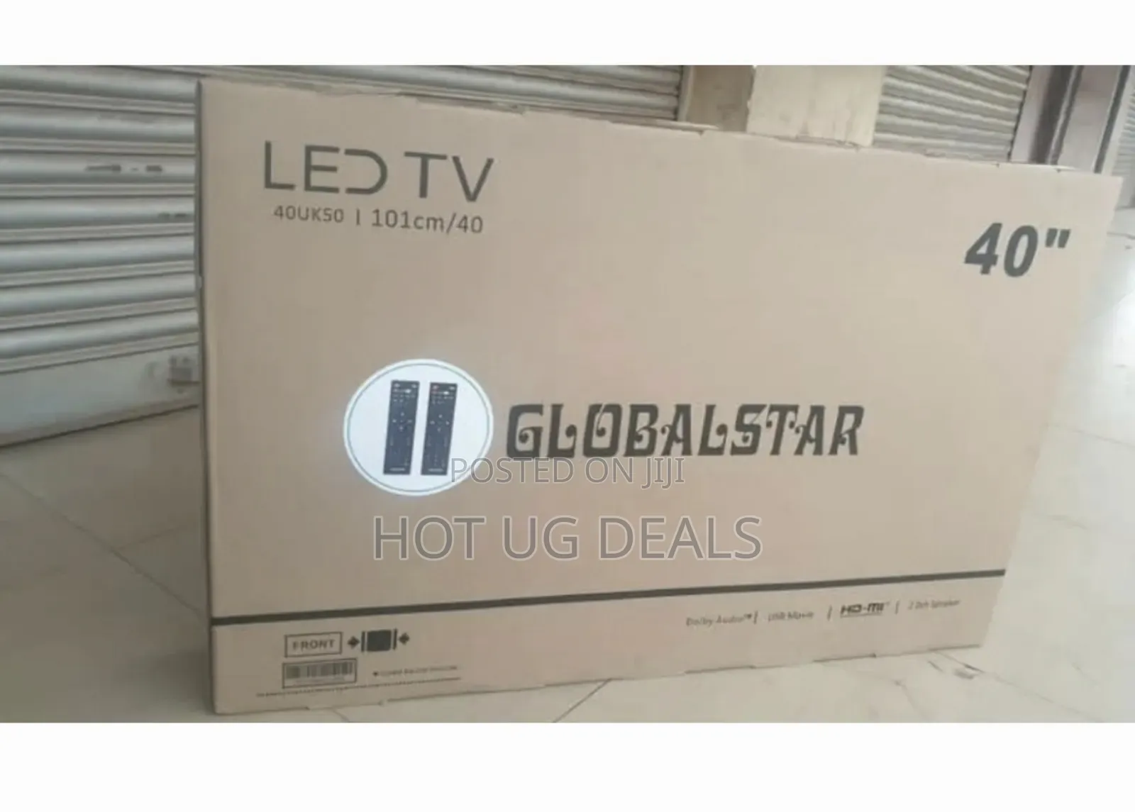 Global Star 40 Inch Frameless Full Hd Digital  Tv- Black
