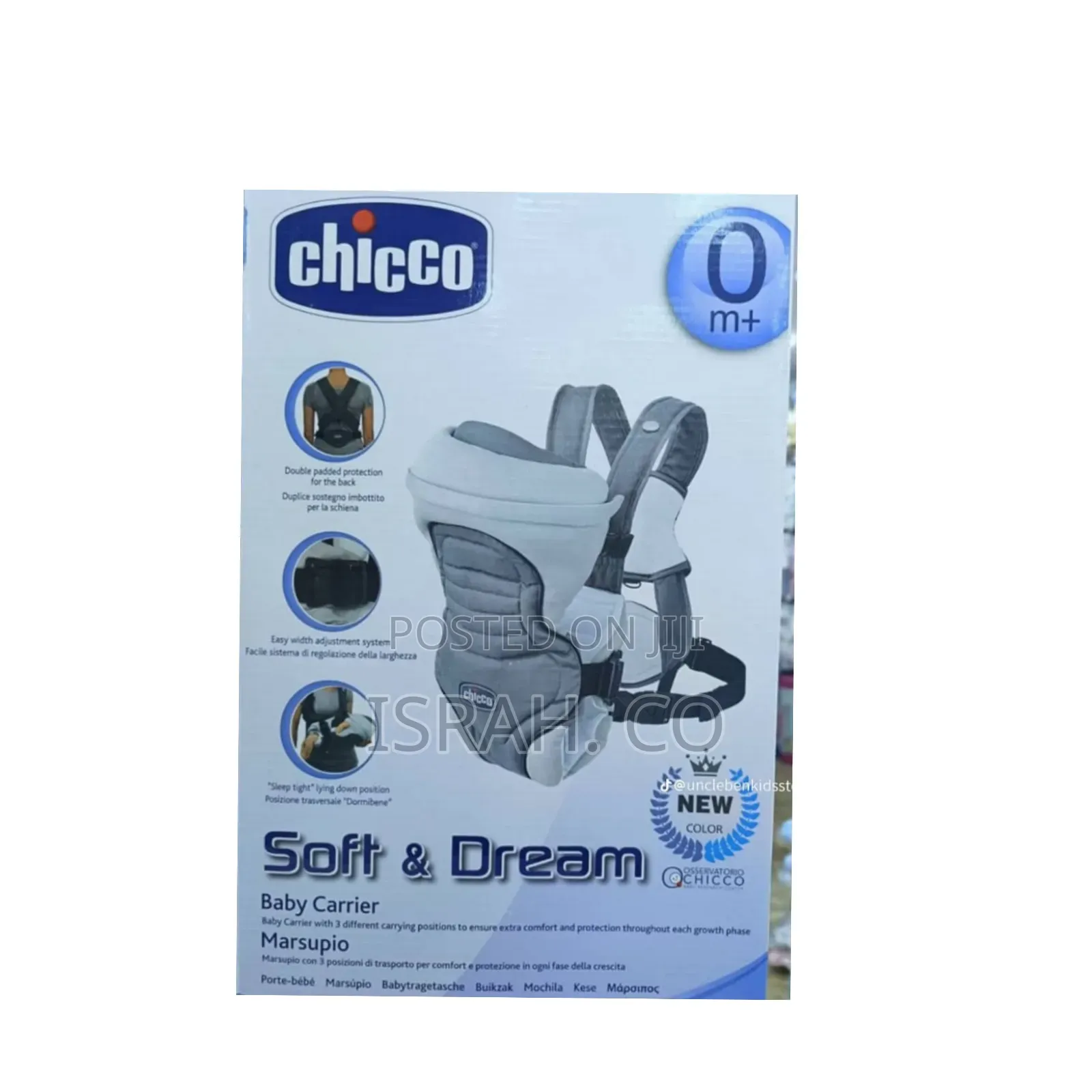 Comfortable Chicco Baby Carrier.