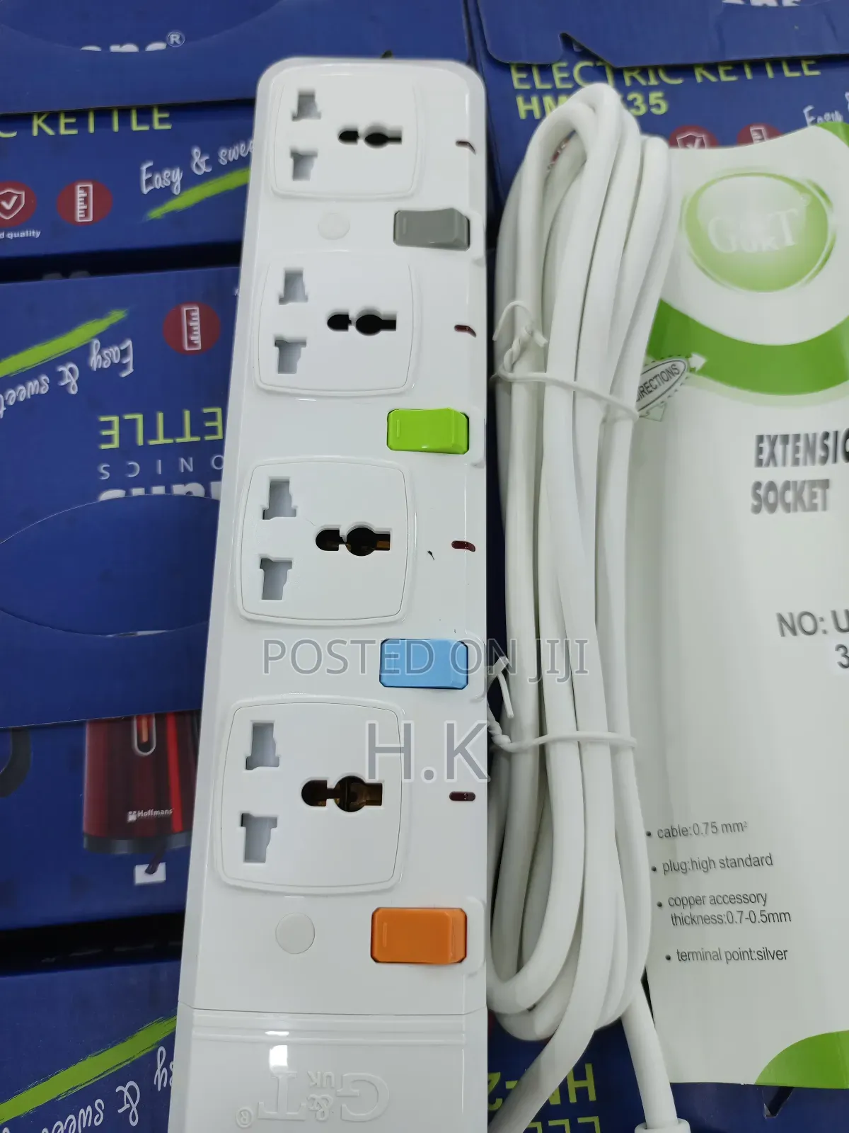 G T 4-Way Extension Socket.