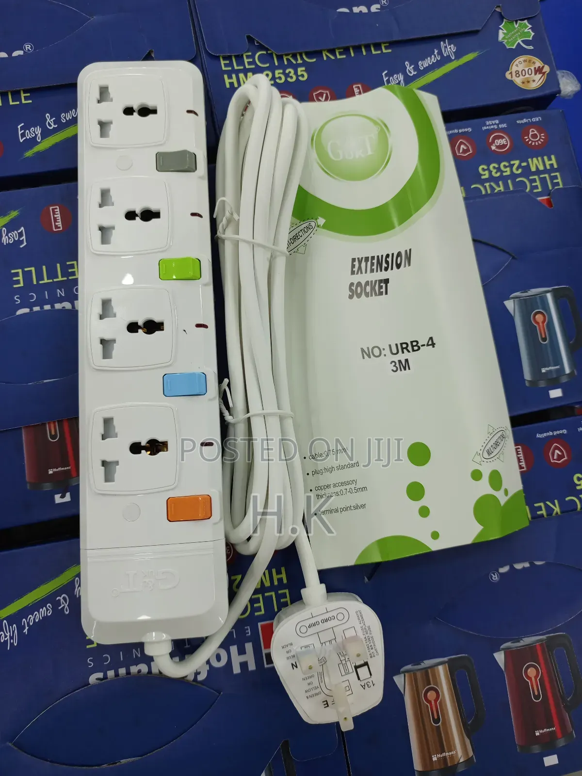 G T 4-Way Extension Socket.