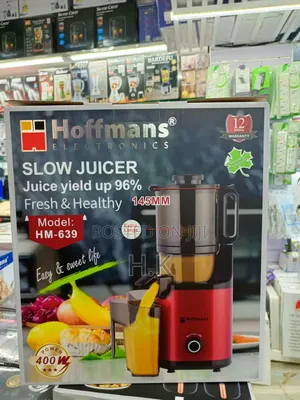Hoffmans Slow Juicer Juice Extractor 200w-Color Black