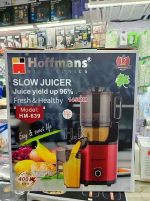 Hoffmans Slow Juicer Juice Extractor 200w-Color Black