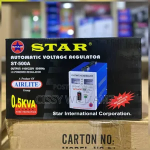 Airstar Automatic Voltage Regulator - 500w Stabilizer