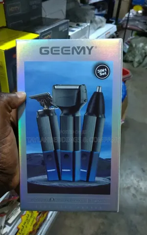 Geemy Rechargeable Trimmer Potong Rambut Janggut 3in1 Hair Clipper