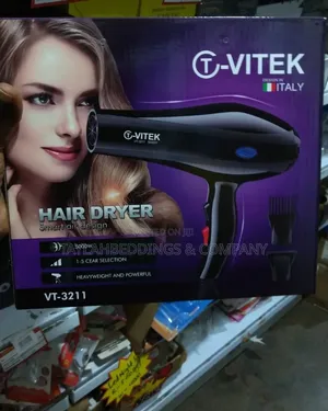 Vitek Professional Ionic Hair Dryer 5000w With Attachments