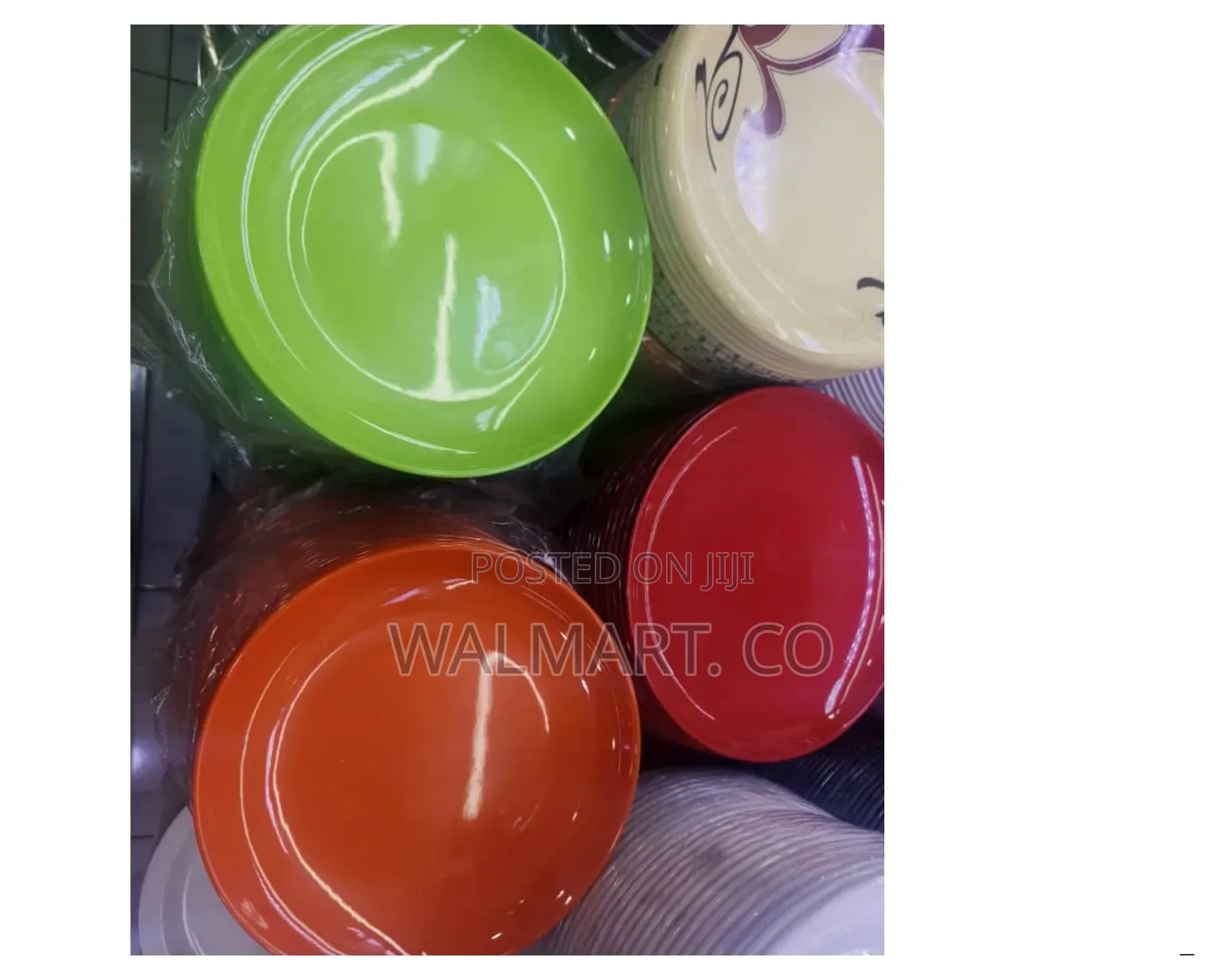 12 PCS Dinner Colourful Melamine Plates
