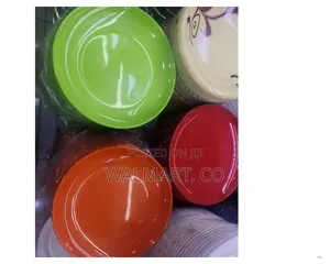 12 PCS Dinner Colourful Melamine Plates