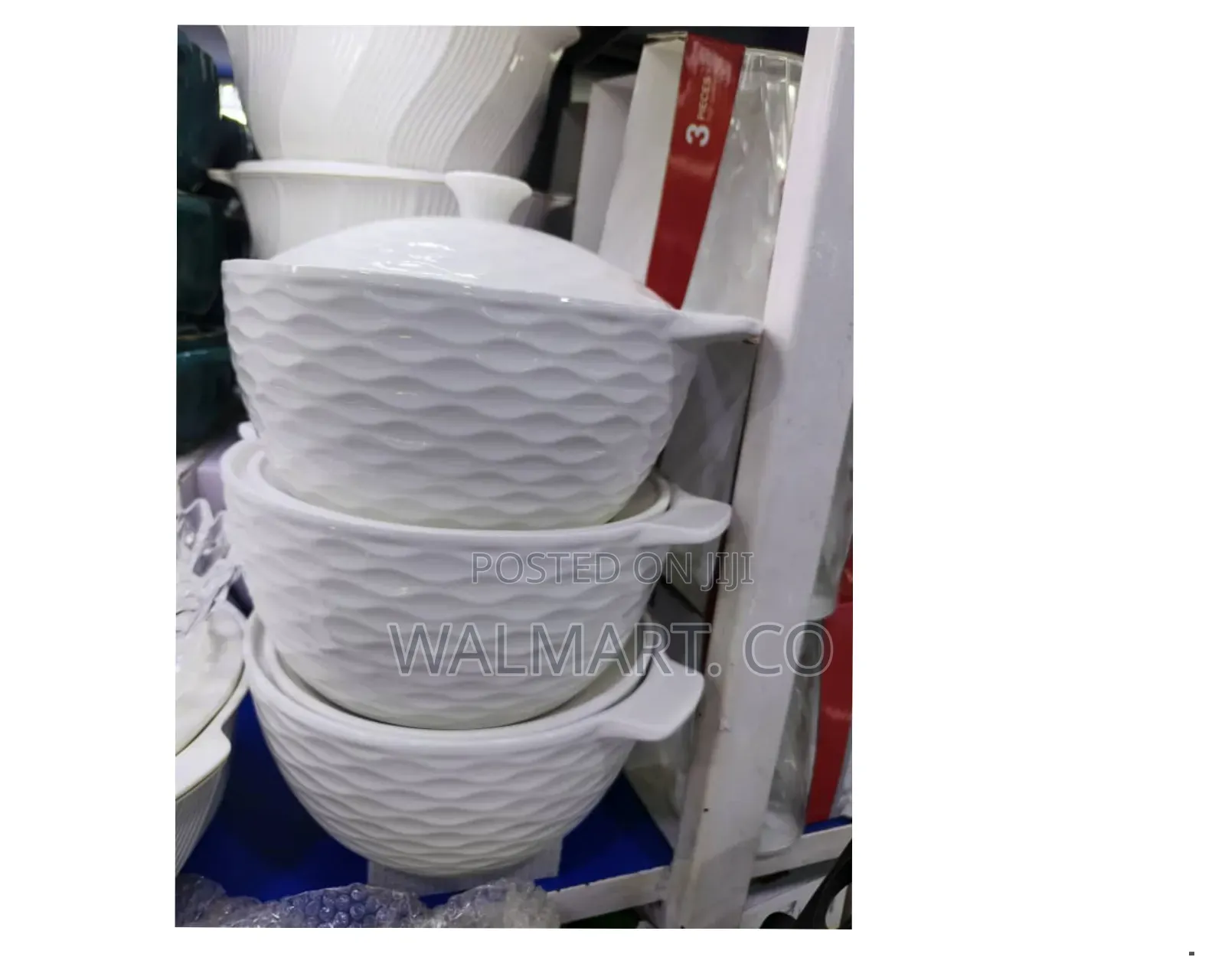 3 PCS Ceramic Dinner Serving Dishes