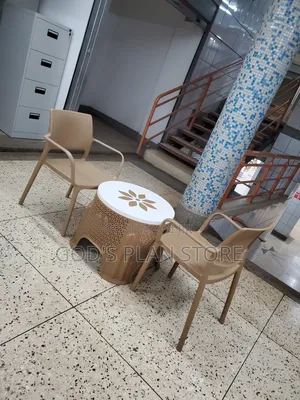 Center Table and 2 Armed Chairs