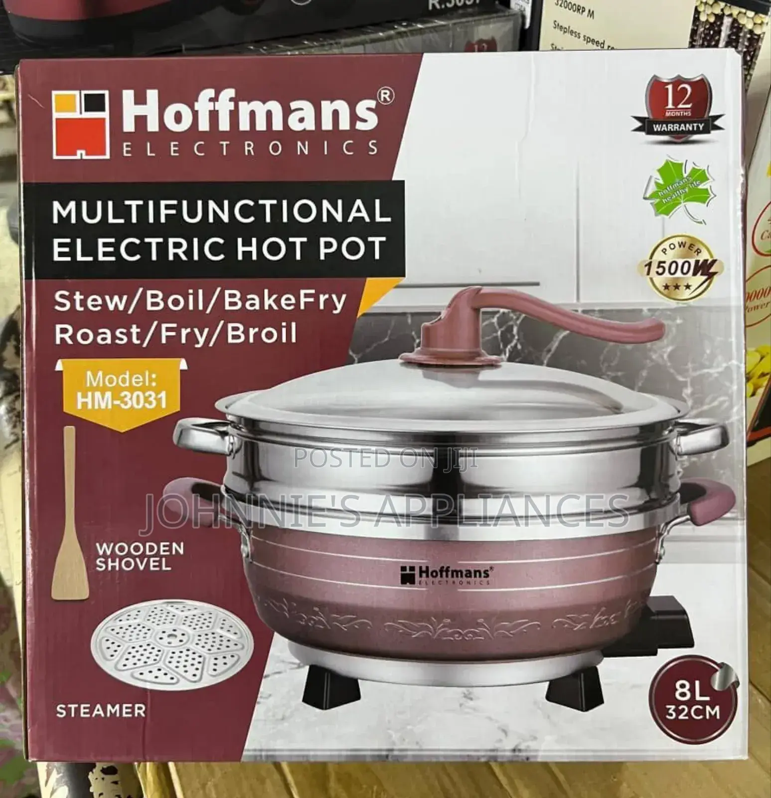 Hoffman Multifunctional Electric Hot Pot 8l