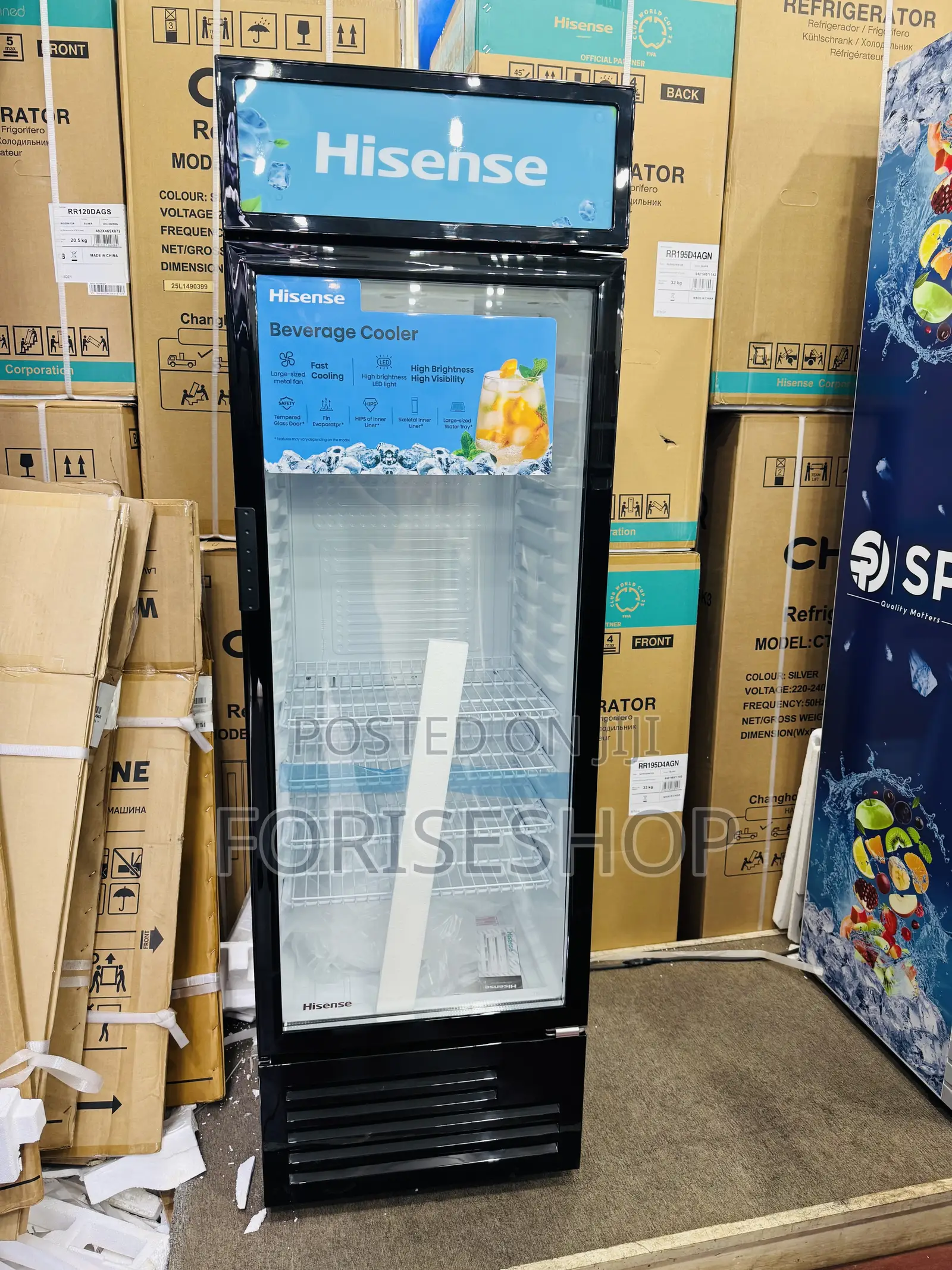 Hisense 300l Display Fridge