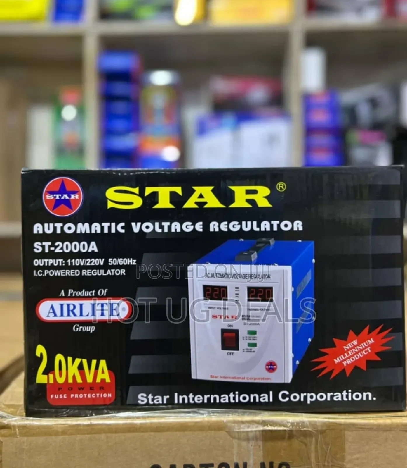 Star 2000a Automatic Voltage Regulator/ 110v~ 220v Output