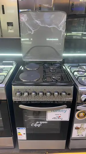 Super Chef 2 Gas 2 Electric Cooker (60*50)Cm