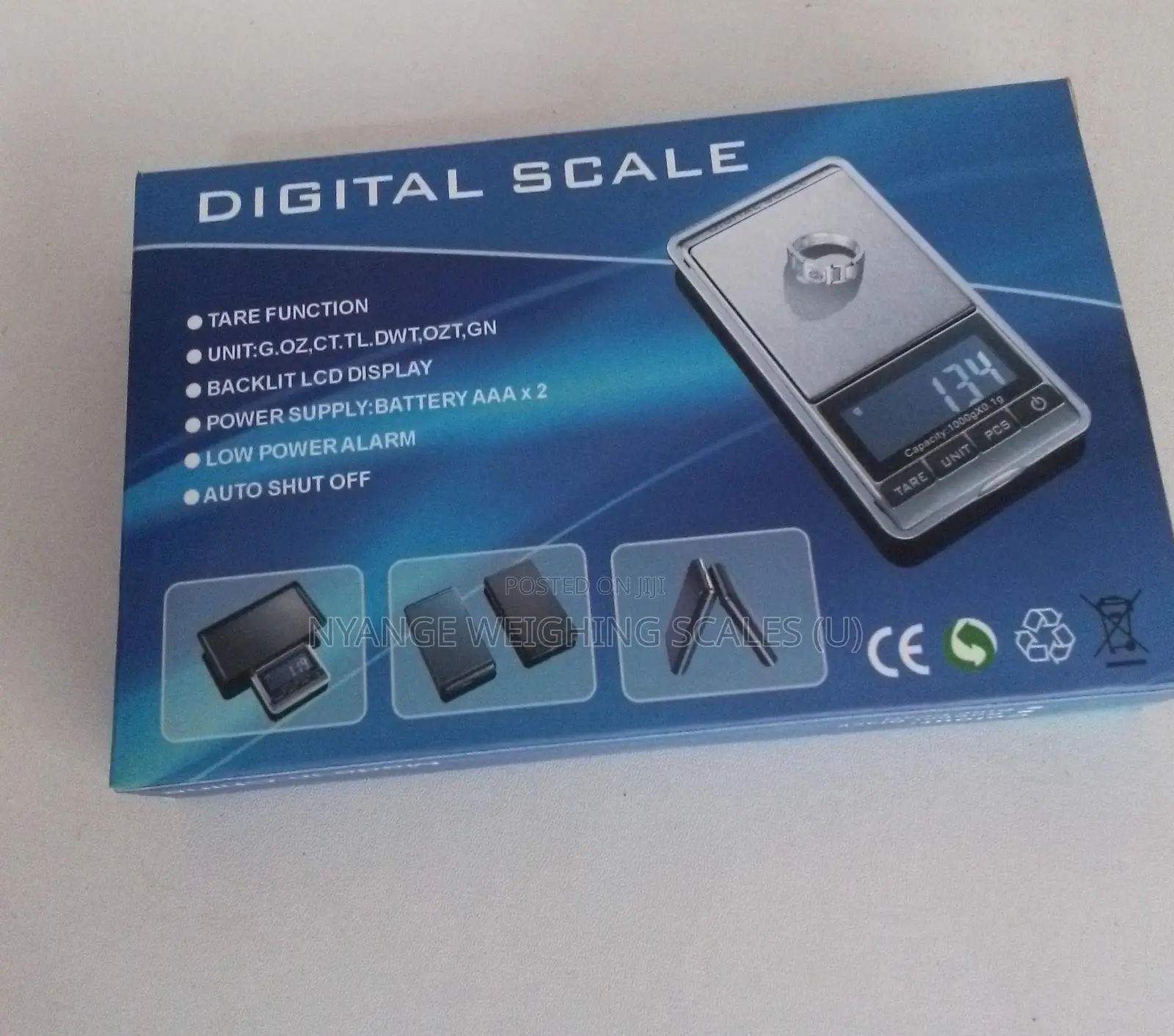 High Precision Weigh Scale Pocket Weighing Scale 500g/0.01g Weights