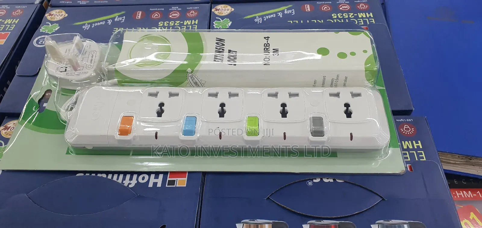 4 Ways Extension G&T-power Extension With Switch