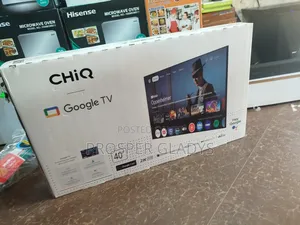 40 Chiq Smart Android Digital Flat Screen Flameless.